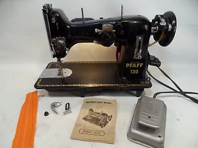 $220 • Buy PFAFF 130 Sewing Machine Heavy Duty Commercial Grade CLEAN WORKS Made In Germany