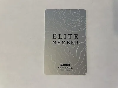 Marriott Rewards Elite Member Hotel Room Key Card • $2.50