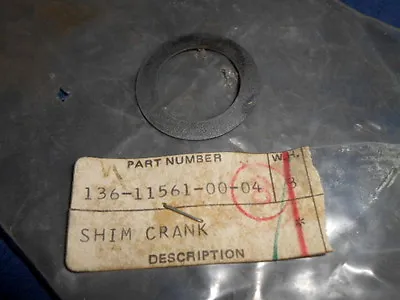 NOS Yamaha Crank Shim AT2 CT2 DT175 DT125 MX175 74 YZ100 76 YZ125 136-11561-00 • $8.99