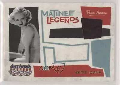 2011 Panini Americana Matinee Legends Materials 6/499 Bette Davis #5 0j4n • $8.29