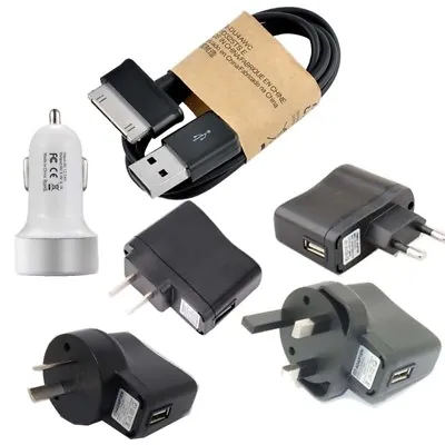 New Usb+Wall Charger Data Cable For Samsung Galaxy Tab Tablet P1000 • $1.86