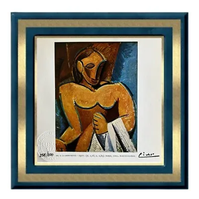 Pablo Picasso Original Signed Hand Tipped Print - Nud* With A Towel • $35