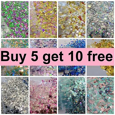 £1.29 • Buy Glitter  BUY 5 GET 10 FREE L@@@K  Cosmetic Chunky Face Eye Body Wax Melt