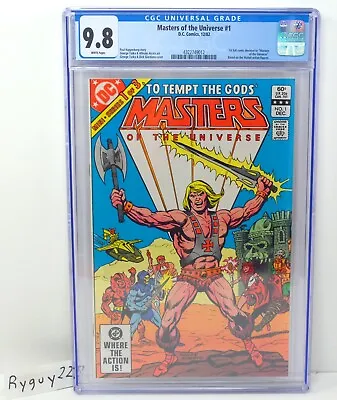 MOTU Masters Of The Universe #1 He-Man CGC Graded 9.8 1982 First Full Comic • $525