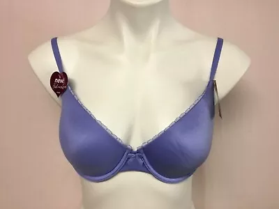 NWT Women's Maidenform Sweet Nothings Lightly Padded Bra Size 38D Blue #796L • $12.99