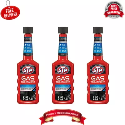 STP Gas Treatment 5.25 Fluid Ounces Bottle 18039 Fuel Additive ( Pack Of 3) • $14.99