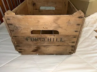 Antique Forgehill Wooden Crate Measures 15 In X 13 In X 10 In And Weighs 5.6 Ils • $15