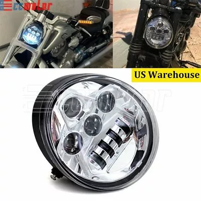 $109.99 • Buy LED Headlight For Harley Davidson VRSCA V-Rod VRod VRSCDX VRSCR DOT Approved US