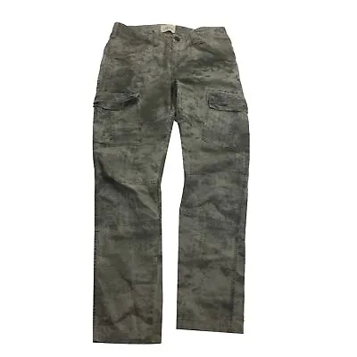 J Brand Cargo Jeans Camo Pants Siltstone Denim Stretch Jeans Men's Size 30 • $39.99