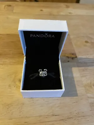 Genuine Pandora Silver Panda Head Charm • £14