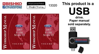 2007 Ford F-150 Lincoln Mark LT Truck Shop Service Repair Manual USB Drive • $49.49