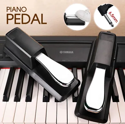$17.99 • Buy Piano Damper Sustain Pedal Foot Switch For Electric Yamaha Casio Roland Keyboard