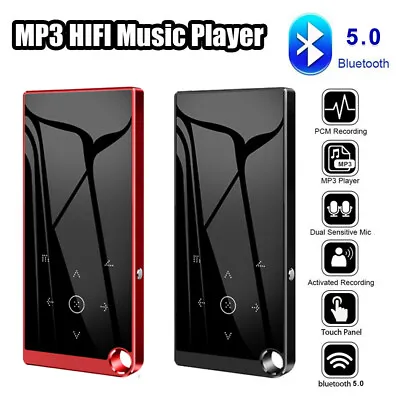 2.4  Portable Bluetooth MP3 MP4 Music Player FM Radio Hi-Fi Media Support  128GB • £19.78