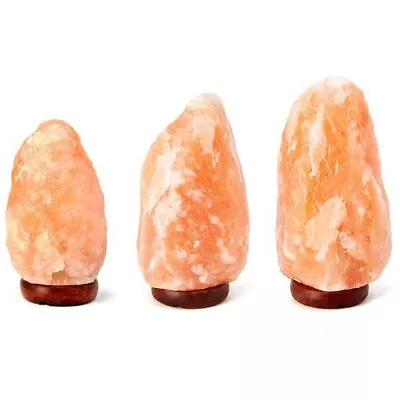 Hand-Carved Pink Himalayan Salt Lamp-Natural Crystal Glow-Wellness & Relaxation • $14.99