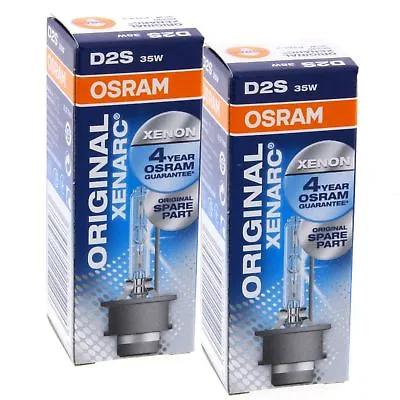 $53.84 • Buy 2x Genuine Osram D2S Xenarc Xenon Burner Bulb Lamp OEM 66240 #15
