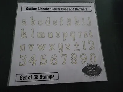 £5.95 • Buy Stamps Away 38 Clear Stamps Alphabet & Numbers New