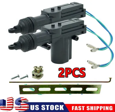 2PCS Universal 2 Wires 12V Car Auto Motor Heavy Duty Power Door Lock Actuator US • $8.88