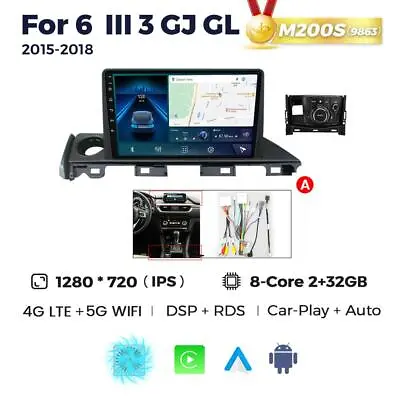 For Mazda 6 Atenza 2015-2018 Android 12 Car Stereo Radio Carplay GPS Navi 8Core • $319.99