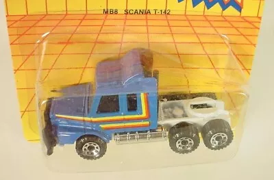 Matchbox # 8 Blue Scania T142 Tractor Mb 8-f2 • $5.39