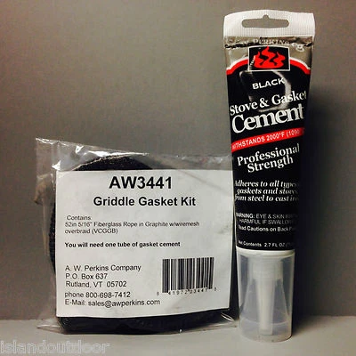 £13.31 • Buy AW 3441 Griddle Mesh Gasket Kit Vermont Castings WITH Glue 0003441 5/16  VCGGB