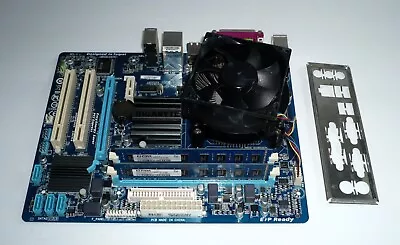 GIGABYTE GA-G41MT-S2PT Core2 Quad Q6600 2.40GHz 4GB DDR3 Motherboard CPU Combo • $90.25