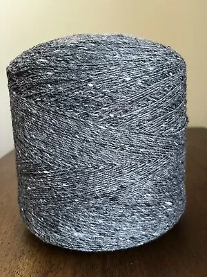 1025g UPW Alpaca Merino Wool Yarn Cone 1/3 Dark Gray • $39.90