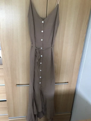 £4.99 • Buy Midi Button Front Beige Dress UK10