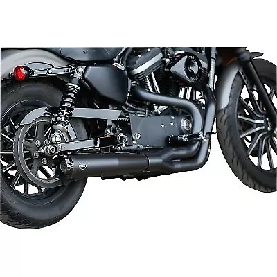 S&S Superstreet 2-into-1 Black Exhaust System For 07-13 XL Sportster  • $839.95