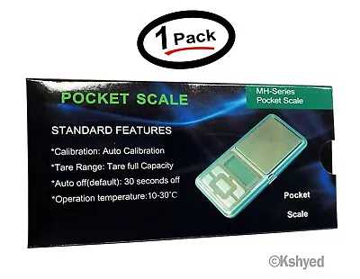 Pocket Scale Standard Features Model: MH-200 MH-Series Stainless Steel - New • $13.99