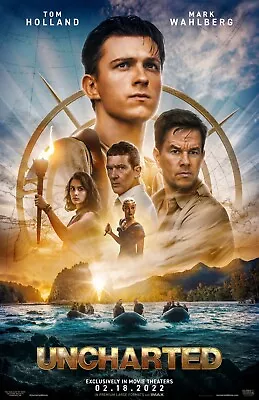 Uncharted Movie Poster (c)  - 11  X 17  - Tom Holland Mark Wahlberg • $13.96