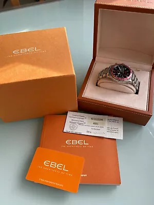 EBEL 1911 Discovery Chronograph Day/Date Silver Men's Automatic Watch • £1300