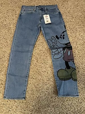 Levi’s 502 Taper Mickey Mouse Jeans 32x32 • $25