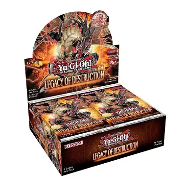 Yugioh Legacy Of Destruction Booster Box - Sealed 1st Edition PRE-SALE • £61