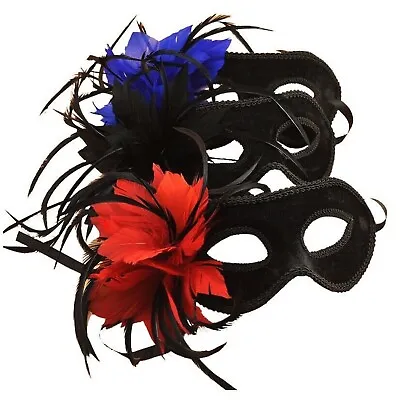 Masquerade Masks Stag Hen Party Balls Fancy Dress Venetian Halloween Mask NEW UK • £6.76