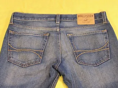 Men's The Hollister Skinny Distressed Jeans Size 31 X 30...Actual 32 X 31 • $11.99
