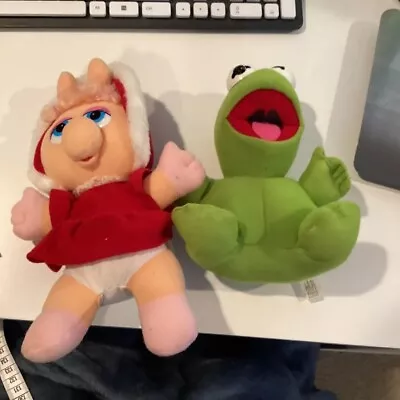 Vinatge Mc Donalds Jim Henson's Christmas Plush Baby Muppets Set Of 2 • $12
