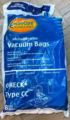 Pk 6 Oreck Type CC Vacuum Cleaner Bags Enviro Care Technologies Micro Filtration • $7.99