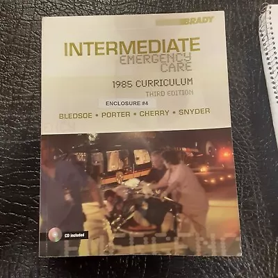 Brady Intermediate Emergency  Care Third Edition • $11.95