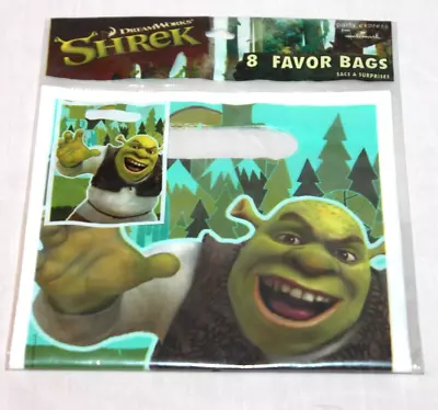 New In Package Shrek Forever After 8- Loot Bags  Invitatparty Supplies • $4.25