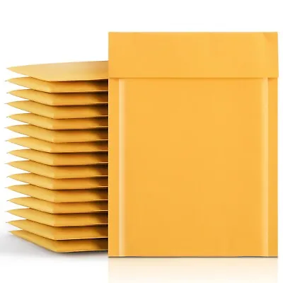 6x8 (21*16cm) Kraft Bubble Mailers Padded Envelope Shipping Bags Seal • $7.83