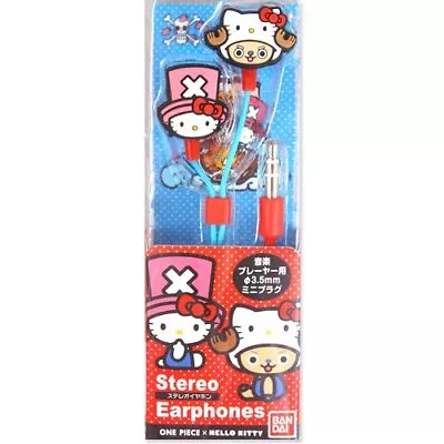 One Piece X Hello Kitty Stereo Earphone Onk-02a Vivid Type From Japan • $51.96