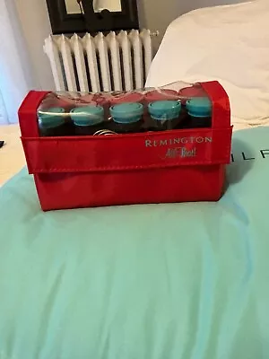 Remington All That! Electric Hot Rollers 10 Hair Curlers Travel Case With Clips • $22