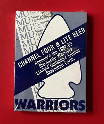 1982 83 MARQUETTE WARRIORS NCAA Basketball 16 Card Team Set Vtg MILLER LITE BEER • $29.99