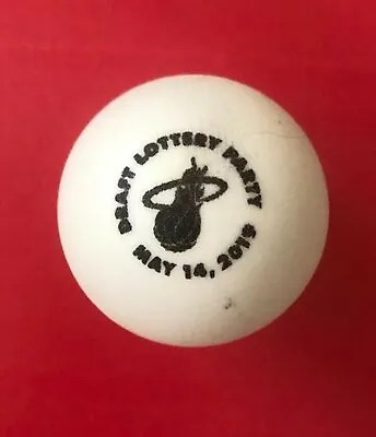 Miami Heat 2019 Draft Party Ping Pong Ball - Basketball Season Promo! - Rare • $3.99