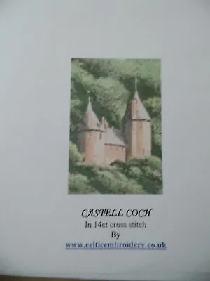 Fairytale Castle Scene Castell Coch Cardiff Wales Cross Stitch Kit • £8.50