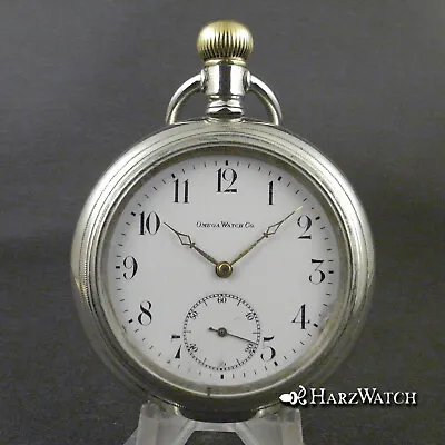 Omega Railway Timekeeper Pocket Watch Motif 58 MM Kal. 19 ´´´ Approx. 1900 • £428.28