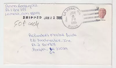 TurtlesTradingPost- New Mexico La Mesa NM 1986 - Nice Hand Cancel • $1.99