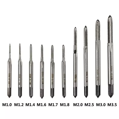 M1-M3.5 Metric Machine Taps Straight Flute Coarse Thread HSS Thread Tap • $6.99