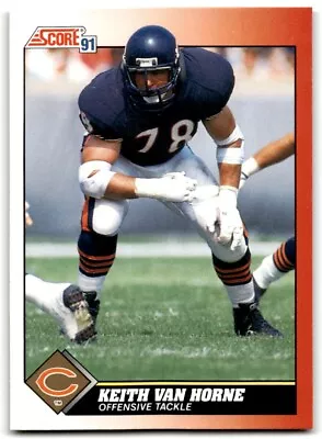 1991 Score Keith Van Horne Chicago Bears #178 • $1.85