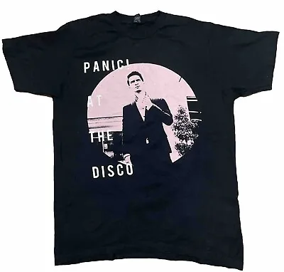 Panic! At The Disco Tour Band Tee Unisex M Death Of A Bachelor 2017 Pink Black • £14.99